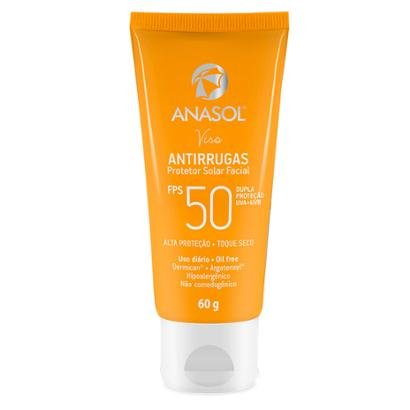 Protetor Solar Facial Antirrugas FPS50 Anasol 60g