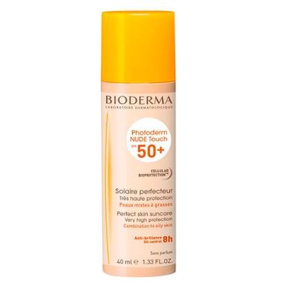Protetor Solar Facial Bioderma - Photoderm Nude Touch FPS50 Claro 40ml