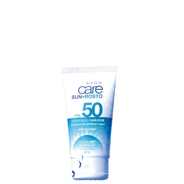 Protetor Solar Facial Care Sun+ FPS 50 - 50 G - Avon Care