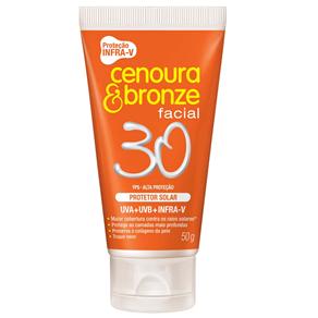 Protetor Solar Facial Cenoura & Bronze FPS 30 – 50g