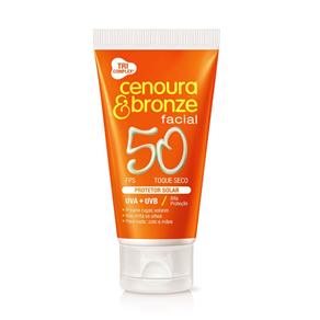 Protetor Solar Facial Cenoura & Bronze Fps50 50G