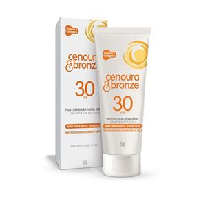 Protetor Solar Facial Cenoura e Bronze FPS 30 Toque Seco - 50g
