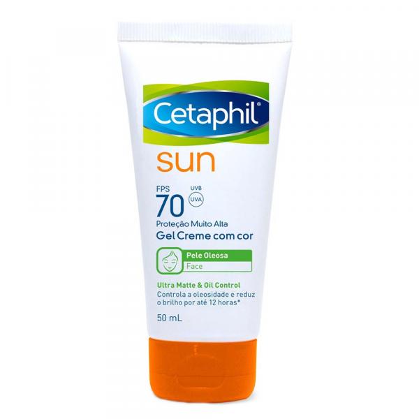 Protetor Solar Facial Cetaphil Sun com Cor FPS70 Ultra Matte 50ml - Galderma