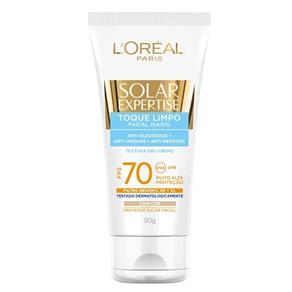 Protetor Solar Facial com Cor L`Oréal Paris FPS 70 50g