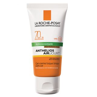 Protetor Solar Facial com Cor La Roche-Posay - Anthelios Airlicium Fps70 Morena Mais