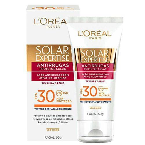 Protetor Solar Facial com Cor L'Oréal Expertise Toque Limpo Fps 70 50g
