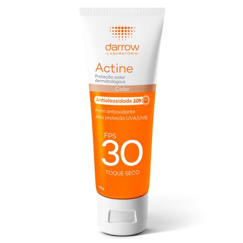 Protetor Solar Facial Darrow Actine Fps30 com Cor 40g