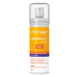 Protetor Solar Facial Dermage - Photoage Fluido Antiox FPS 60 50ml