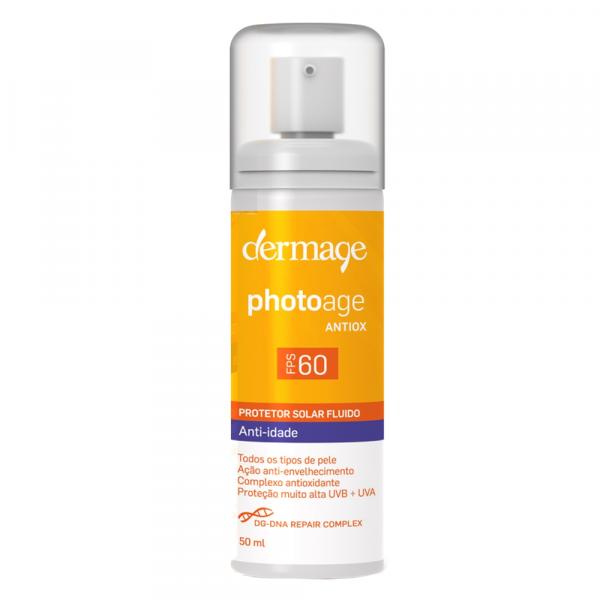 Protetor Solar Facial Dermage - Photoage Fluido Antiox FPS 60