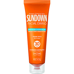 Protetor Solar Facial Diária FPS 30 50g Sundown
