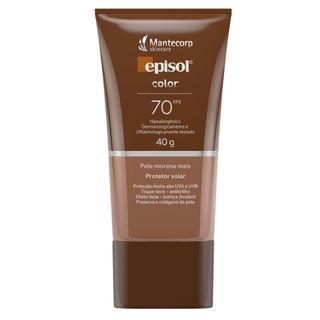 Protetor Solar Facial Episol Color Fps 70 - Mantecorp Skincare Morena Mais