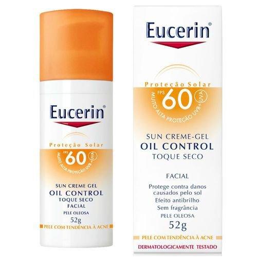 Protetor Solar Facial Eucerin Gel Oil Contr FPS-60 com 52g - Bdf Nivea Ltda