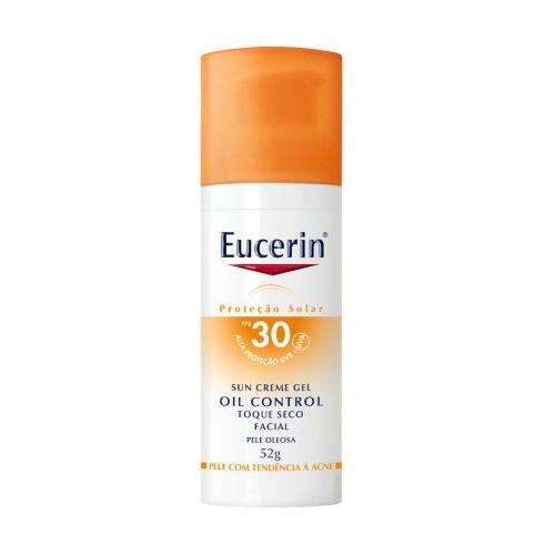 Protetor Solar Facial Eucerin - Sun Gel-Creme Oil Control FPS 30