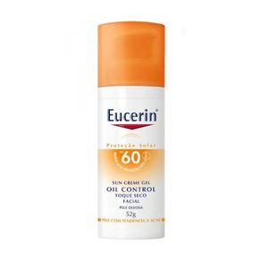 Protetor Solar Facial Eucerin - Sun Gel-Creme Oil Control FPS 60 52g