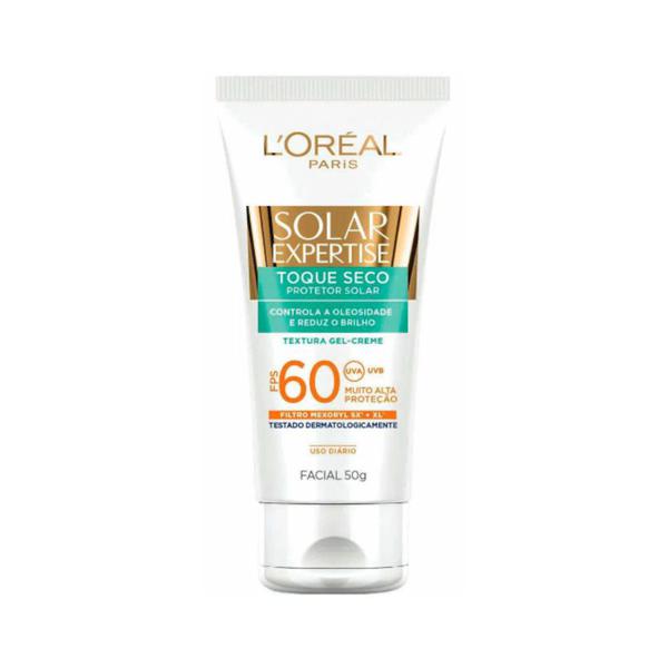 Protetor Solar Facial Expert Toque Seco FPS60 L'oréal 50gr - L'Oréal Paris