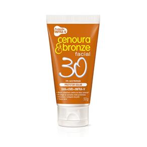 Protetor Solar Facial Fps 30 - ? Cenoura & Bronze - 50 G