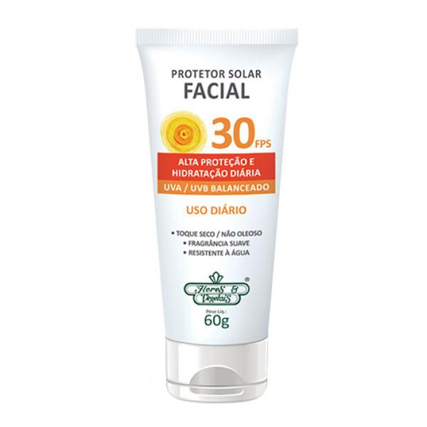 Protetor Solar Facial FPS 30 Flores e Vegetais - 60G