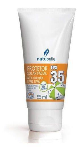 Protetor Solar Facial FPS 35 - 55 Ml - Natubelly
