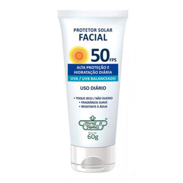 Protetor Solar Facial FPS 50 - Flores & Vegetais