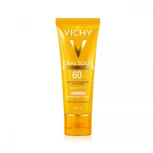 Protetor Solar Facial Ideal Soleil Clarify FPS 60 Média - Vichy - 40g