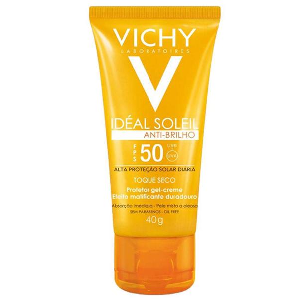 Protetor Solar Facial Idéal Soleil Toque Seco Fps 50 Vichy 40g