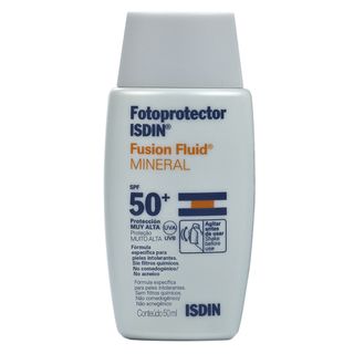Protetor Solar Facial Isdin - Fotoprotector Fusion Fluid Mineral Isdin FPS 50+ 50ml