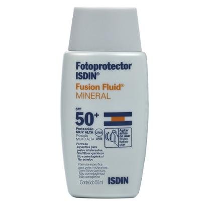 Protetor Solar Facial Isdin - Fotoprotector Fusion Fluid Mineral Isdin FPS50+ 50ml