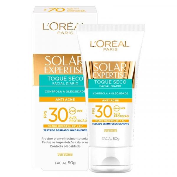 Protetor Solar Facial L'Oréal Expertise Toque Seco Antiacne FPS30 50g - Loreal