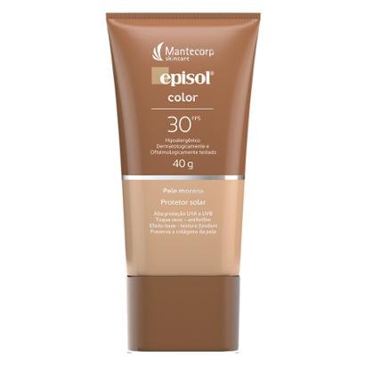 Protetor Solar Facial Mantecorp Skincare Fps 30 Episol Color Pele Morena