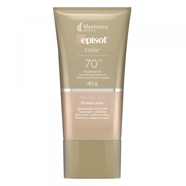 Protetor Solar Facial Mantecorp Skincare Fps 70 Episol Color