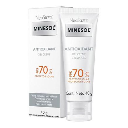 Protetor Solar Facial Neostrata Minesol Antioxidant FPS 70 Gel Creme 40g