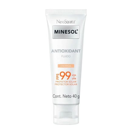 Protetor Solar Facial Neostrata Minesol Antioxidant FPS 99 com Cor Universal Fluido 40g