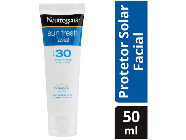 Protetor Solar Facial Neutrogena FPS 30 - Sun Fresh Facial 50ml