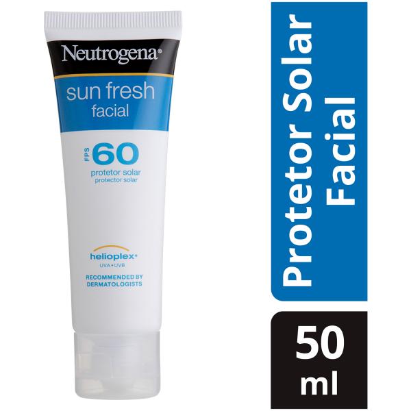 Protetor Solar Facial Neutrogena FPS 60 - Sun Fresh Facial 50ml