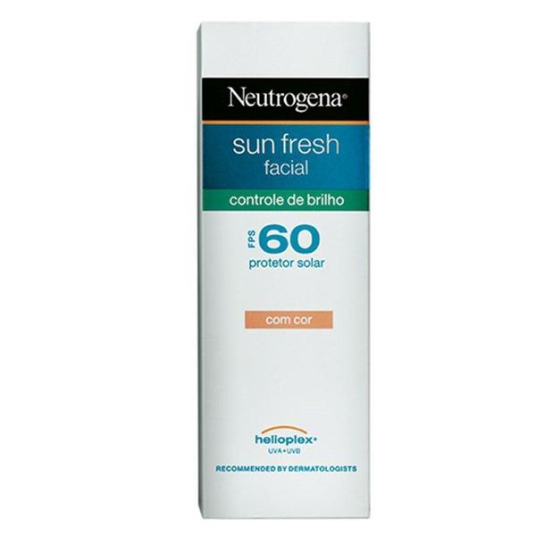 Protetor Solar Facial Neutrogena Sun Fresh Controle Brilho FPS60 50ml