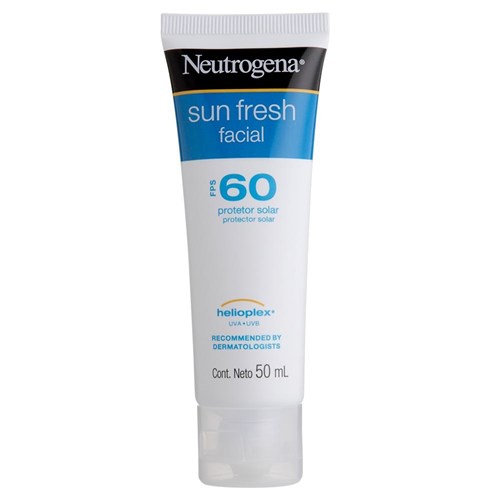 Protetor Solar Facial Neutrogena Sun Fresh FPS 60 50g