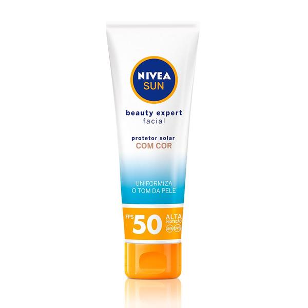 Protetor Solar Facial Nivea Beauty com Cor Fps50 50g