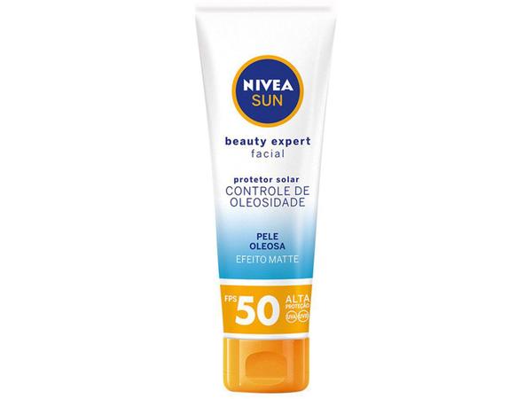 Protetor Solar Facial Nivea FPS 50 Sun - Beauty Expert Pele Oleosa 50g