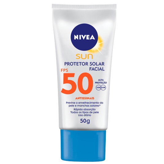 Protetor Solar Facial Nivea Sun Light Feeling FPS 50 50g