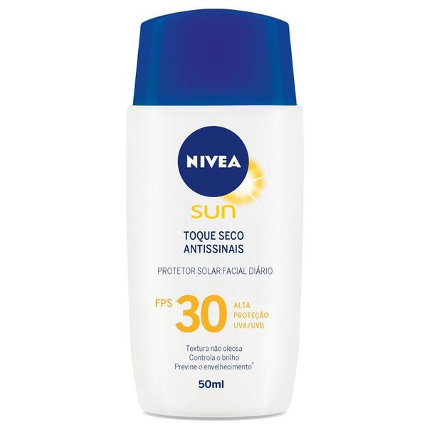 Protetor Solar Facial Nivea Toque Seco Antissinais FPS30 50g - Nívea