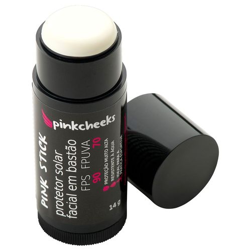 Protetor Solar Facial Pinkcheeks Pink Stick 5 Km Incolor FPS 90 FPUVA 70