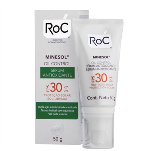Protetor Solar Facial Roc Minesol Antioxidant Serum Fps30 50G