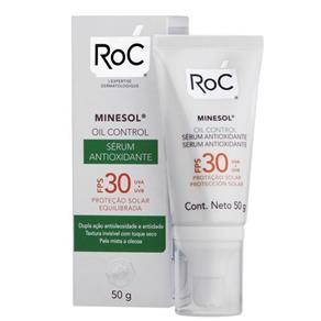 Protetor Solar Facial Roc Minesol Antioxidant Serum FPS30 - 50g
