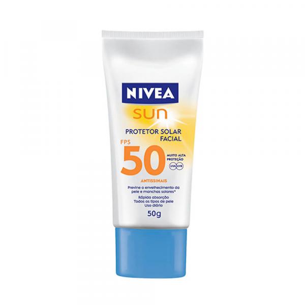 Protetor Solar Facial Sun FPS 50 - 50g - Nivea