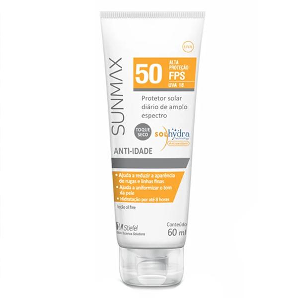 Protetor Solar Facial SunMax - Anti-Idade FPS 50 - 60ml - Stiefel