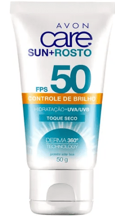 Protetor Solar Facial Toque Seco Controle de Brilho 50 Fps 50G [Avon]