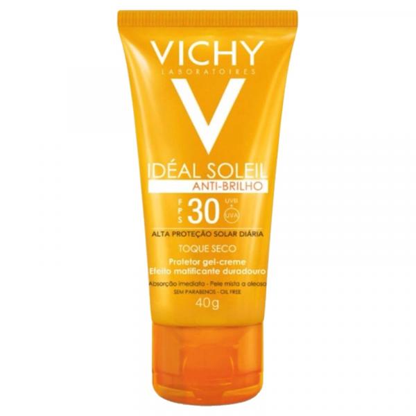 Protetor Solar Facial Vichy Antibrilho Ideal Soleil FPS30