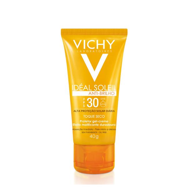 Protetor Solar Facial Vichy Idéal Soleil Anti-Brilho FPS30 40g