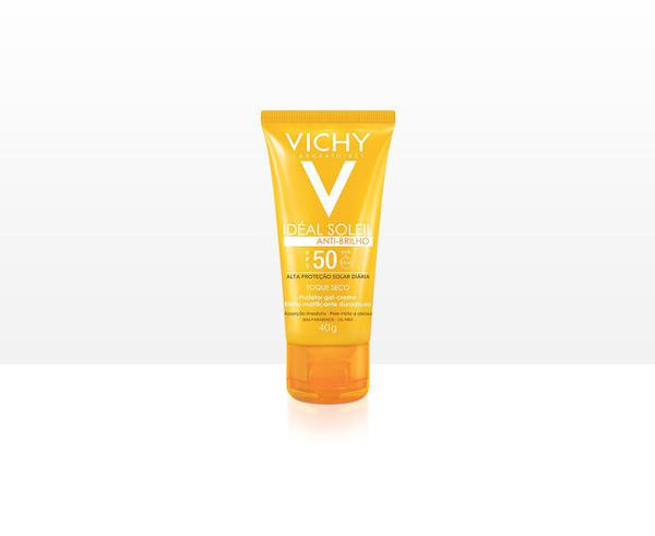 Protetor Solar Facial Vichy Ideal Soleil Antibrilho Fps50 - 40gr