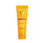 Protetor Solar Facial Vichy - Idéal Soleil Antiidade Toque Seco FPS 50 40g